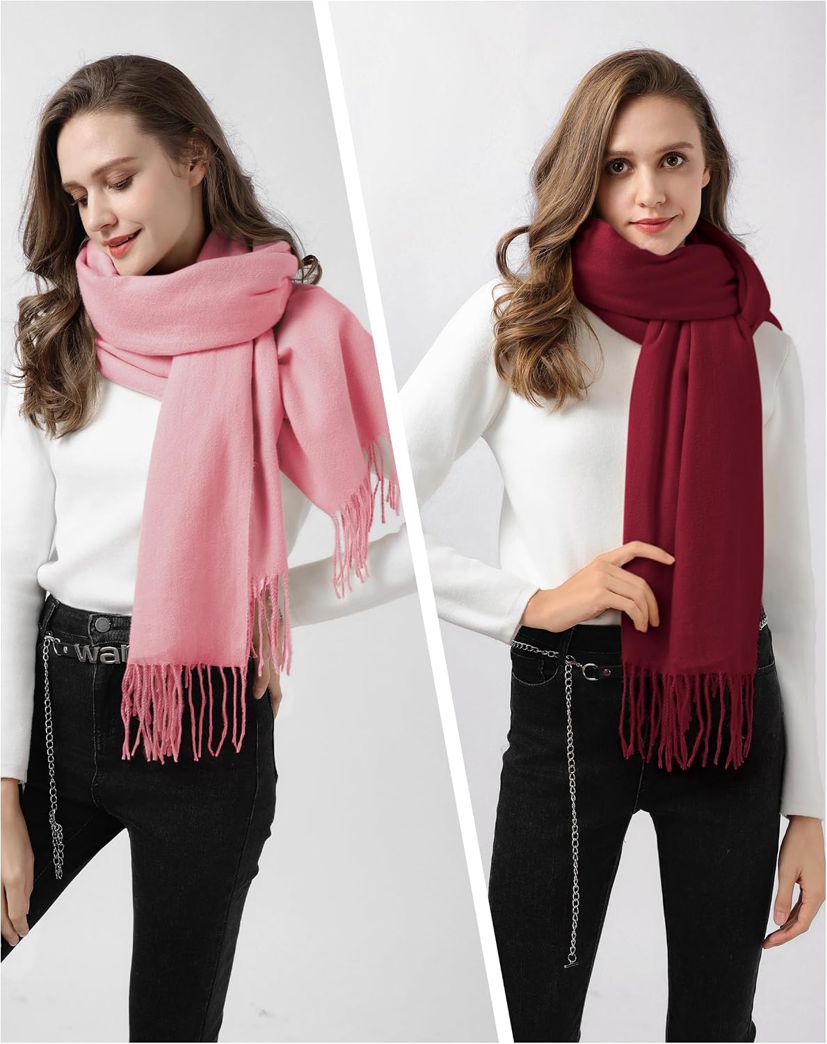 Ymomode Bufandas para mujer, chales de pashmina y envolturas para v...