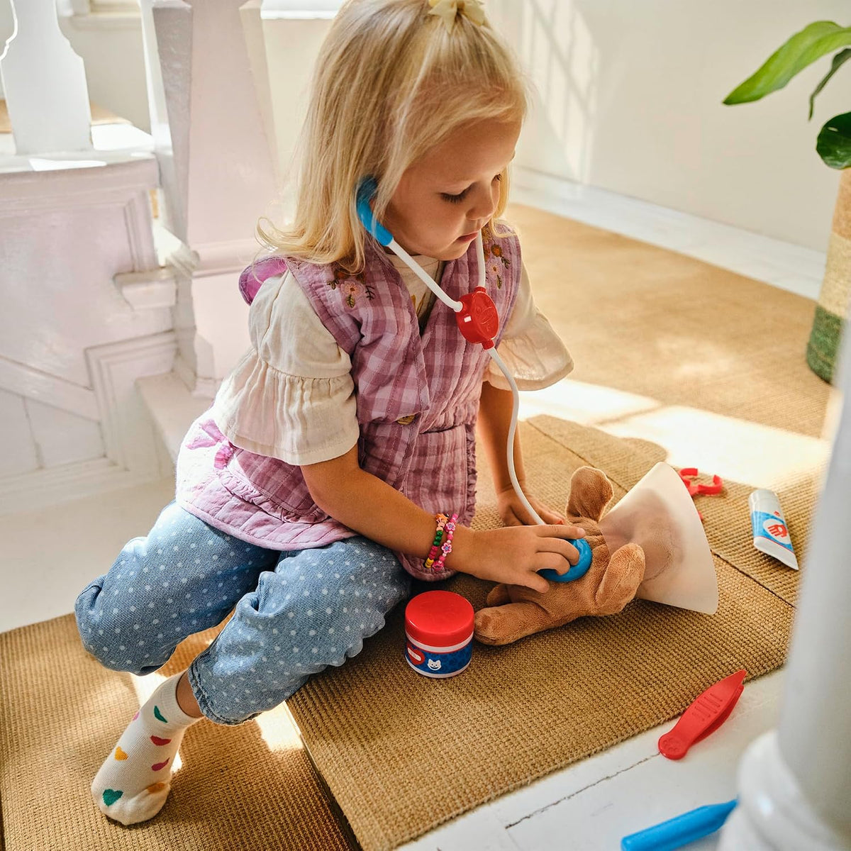 Melissa &amp; Doug Examine &amp; Treat Pet Vet Play Set \u2013 Jueg...