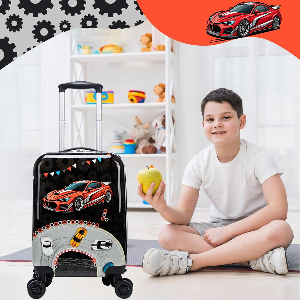 Juego de equipaje para niños Homskiii 5 piezas, juego de maletas de...