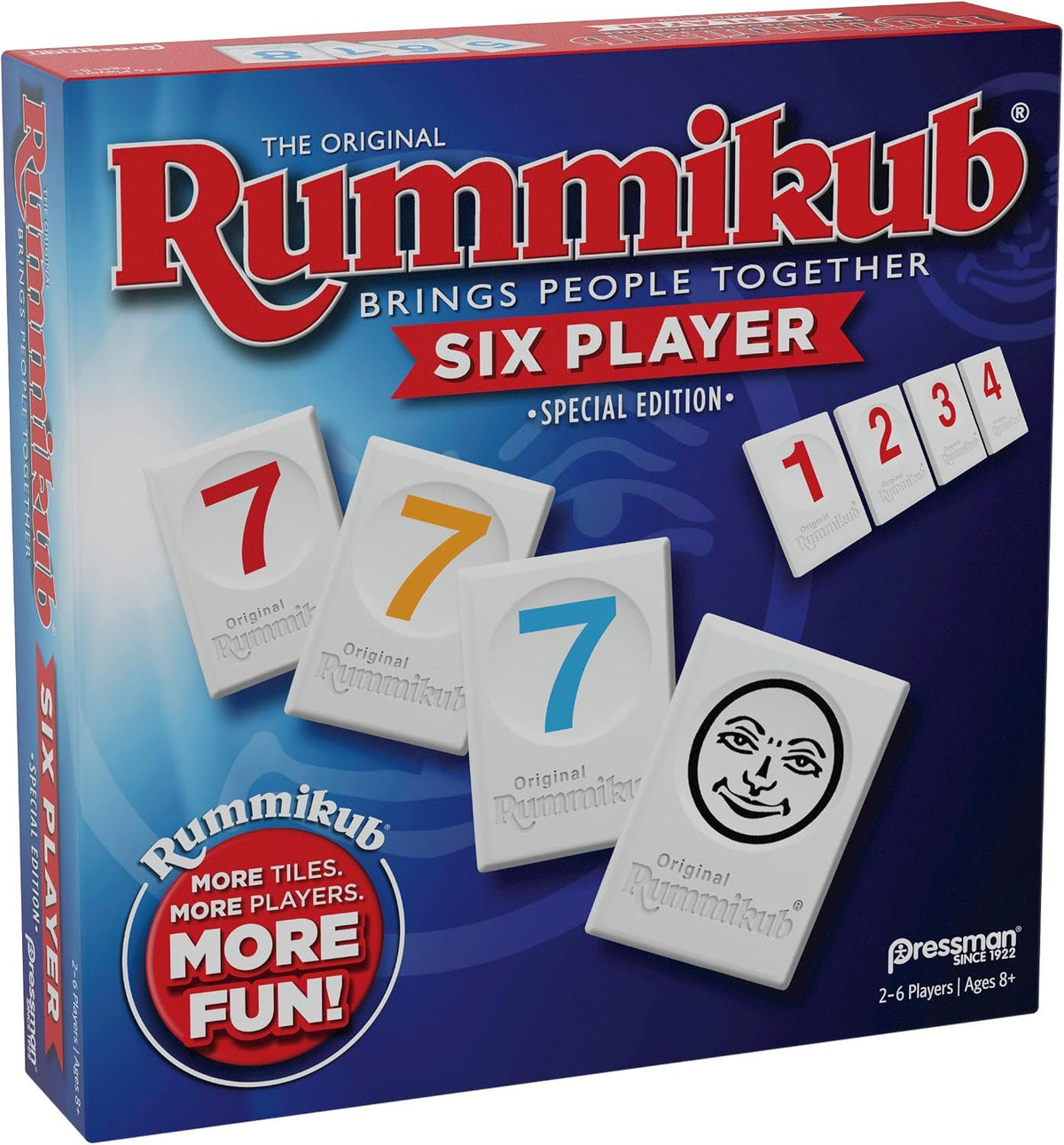 Rummikub Edición para seis jugadores, el clásico juego de fichas Ru...
