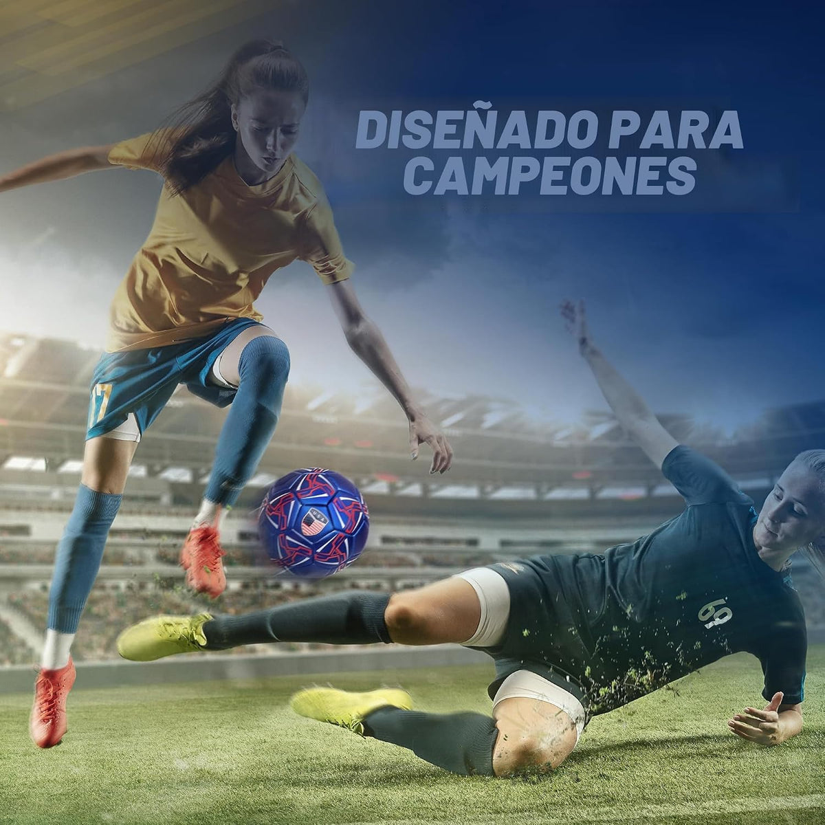 Western Star Soccer Ball USA - Balones de fútbol oficiales de grado...