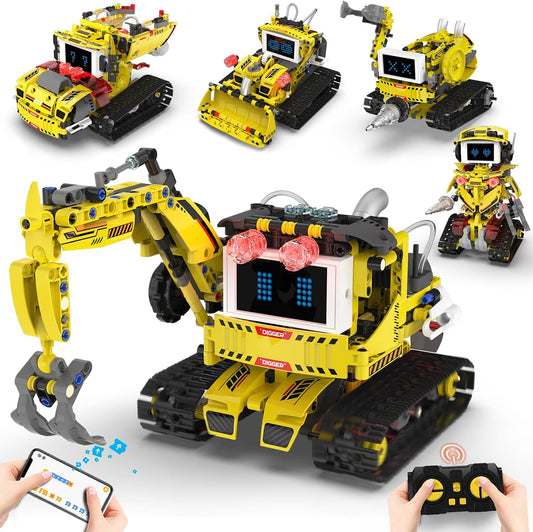 Suplanet Juego de bloques de construcción de robot programable 5 en...