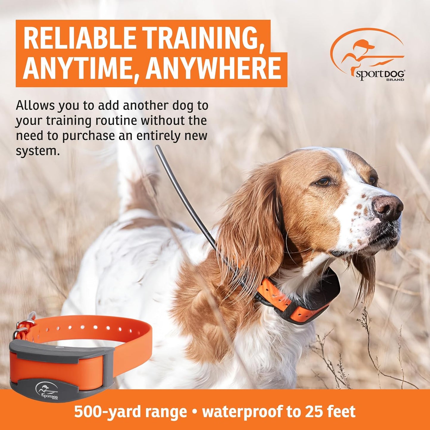 SportDOG FieldTrainer 425X y SportHunter 825X Add-A-Dog Collar, nar...
