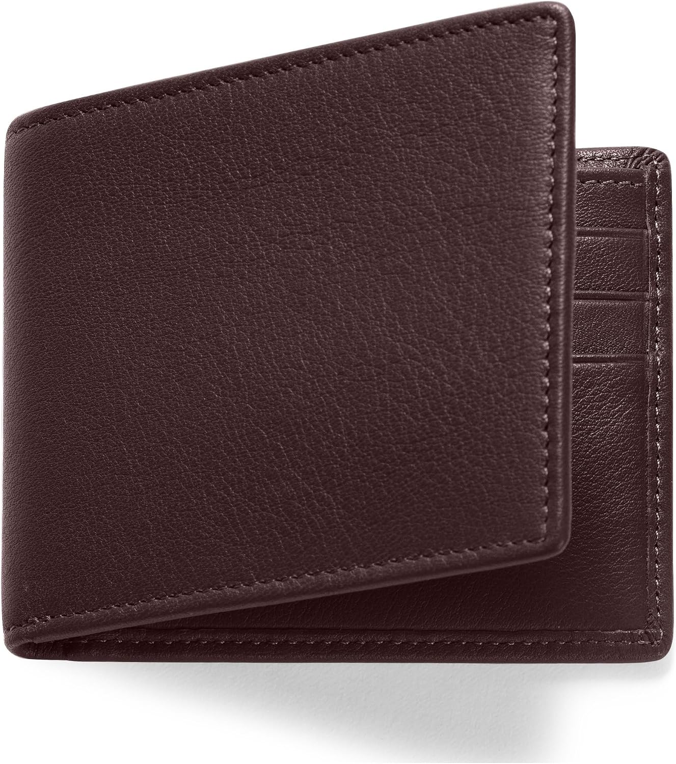 Leatherology Cartera Bifold Delgada para Hombres \u2013 Cartera Del...