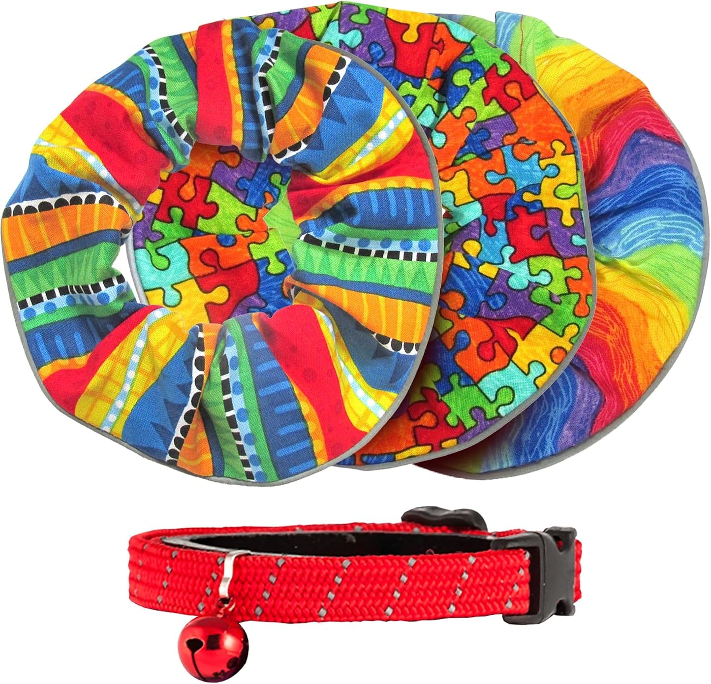 Birdsbesafe - Juego de funda para collar de gato y collar separable...