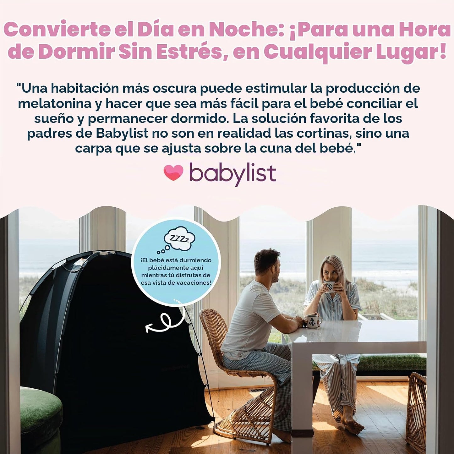 SlumberPod Tienda de campaña para dormir opaca original con ventila...