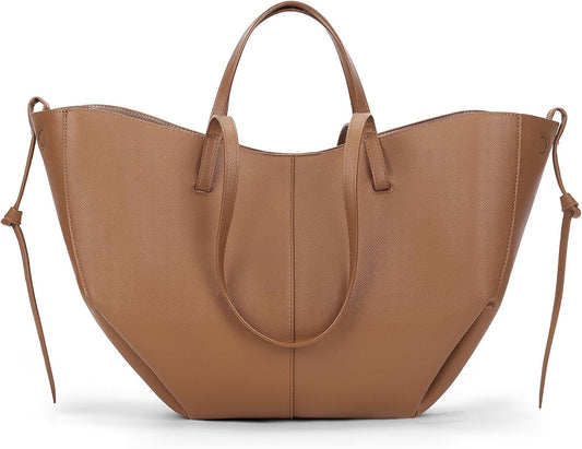 Juoxeepy Bolsa de trabajo de piel sintética para mujer, bolso de ma...