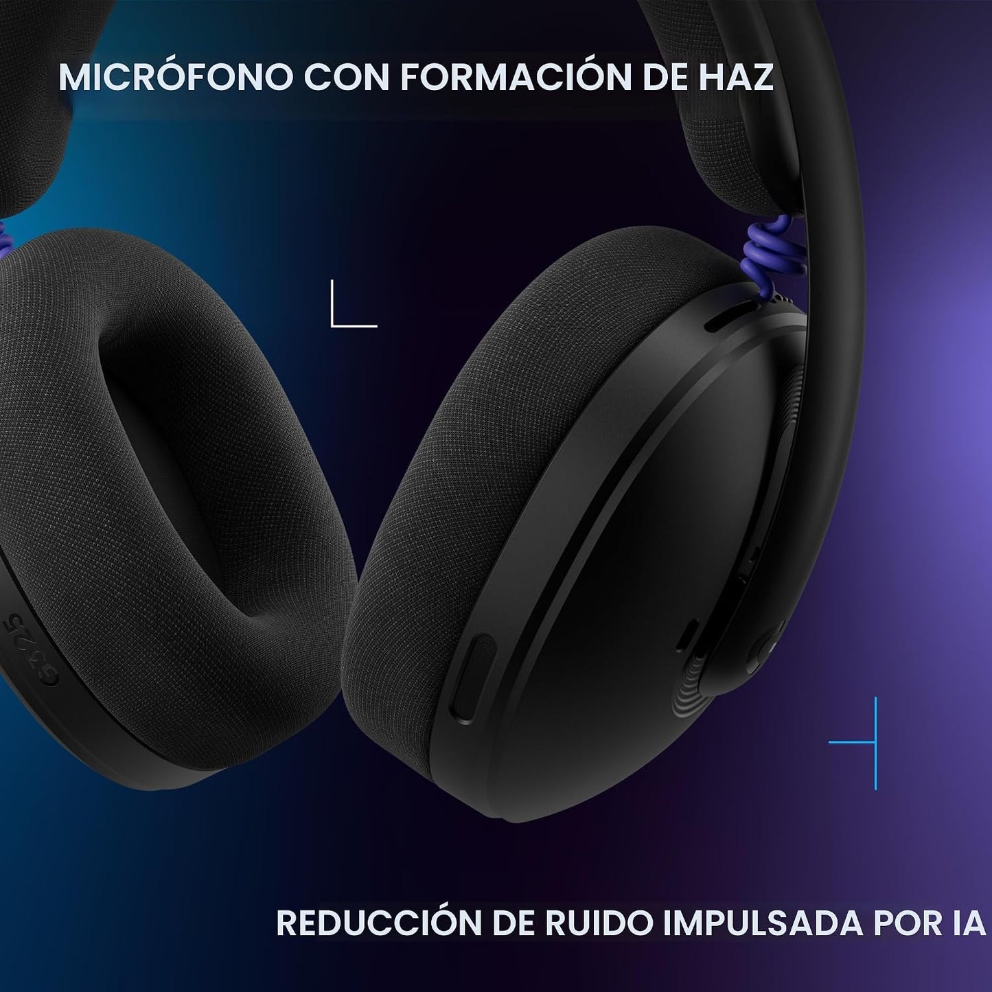 Logitech G Auriculares inalámbricos para juegos 325 Lightspeed - Ne...