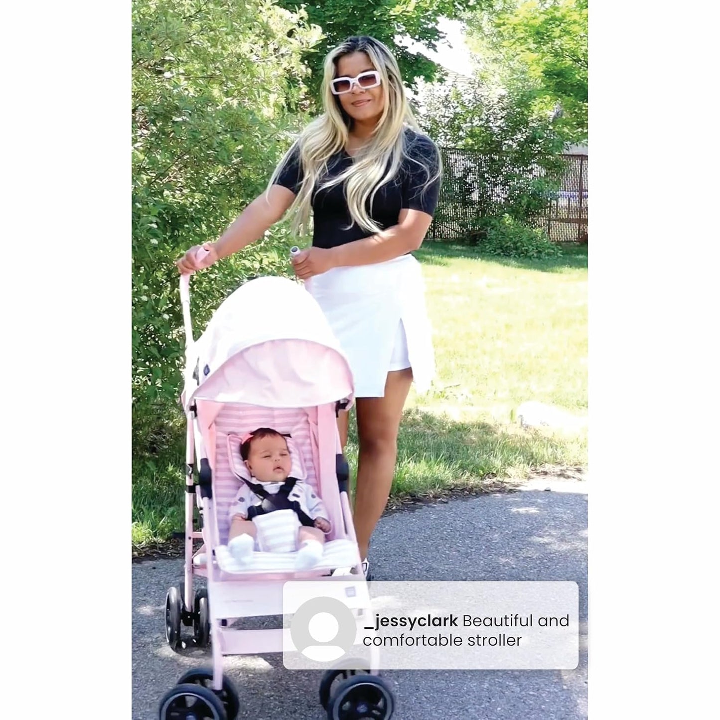 babyGap Classic Stroller - Cochecito ligero con reclinación, plegad...