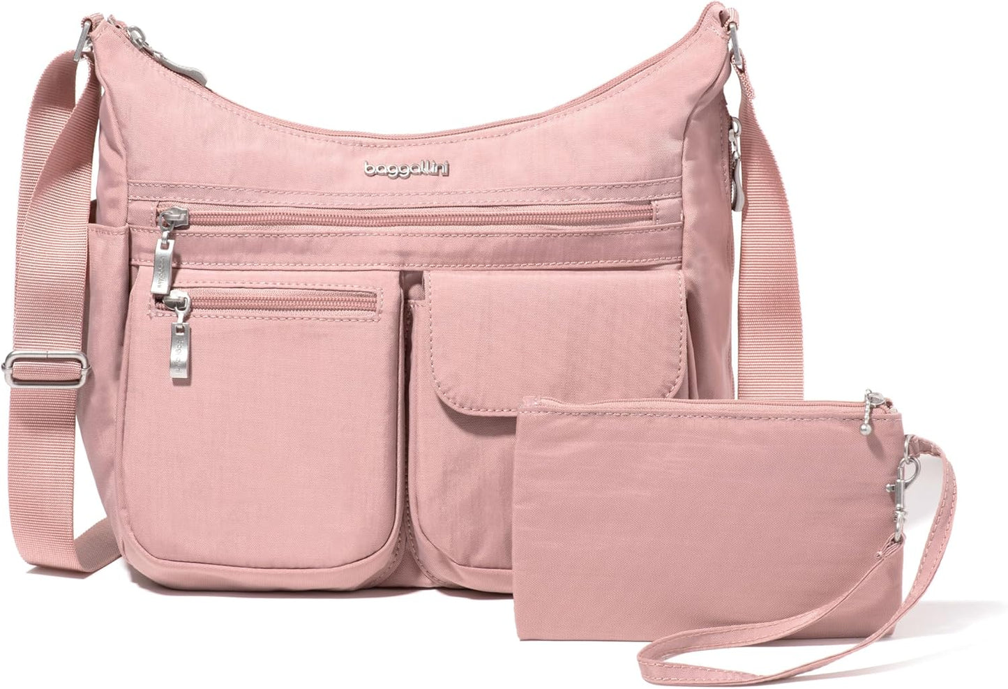 Baggallini Everywhere Bagg - Bolso cruzado para mujer, 11 x 9, lige...