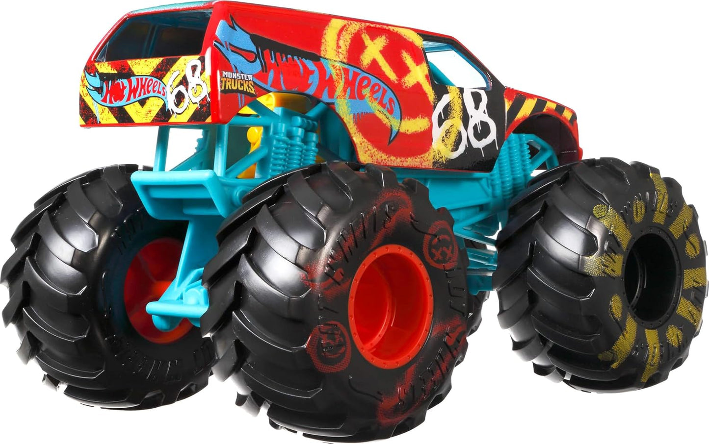 Hot Wheels Monster Trucks, camión monstruo de gran tamaño, camión d...