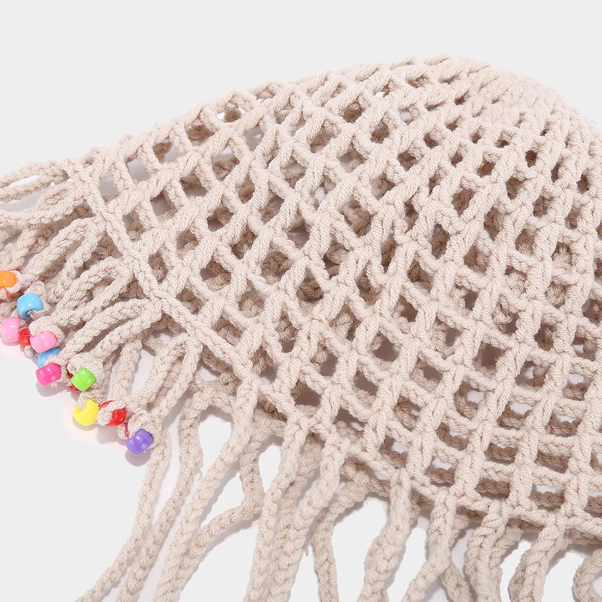 Julpsk Gorro de ganchillo hecho a mano para mujer, para verano, pla...