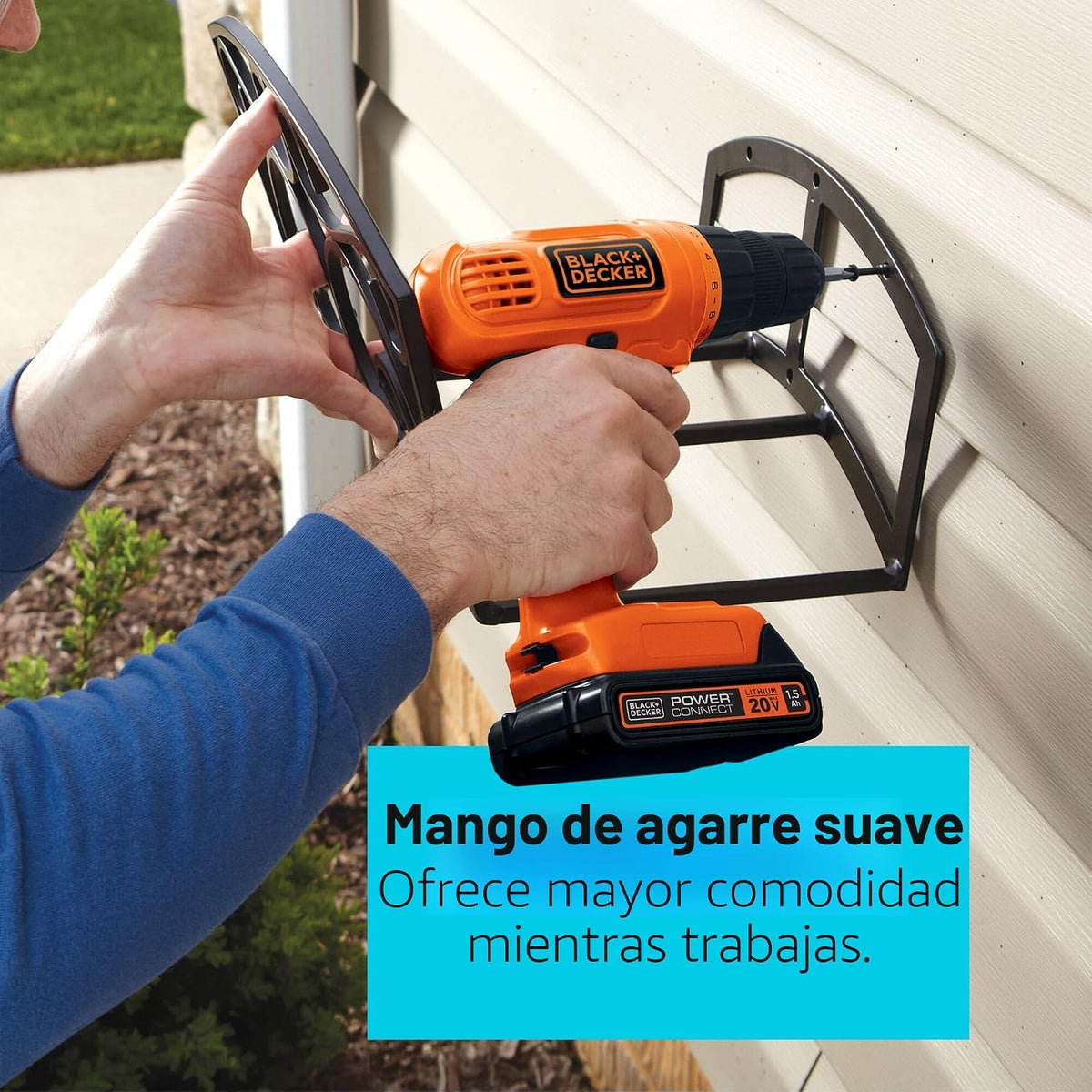 BLACK+DECKER 20 V MAX POWERCONNECT Taladro eléctrico inalámbrico Ta...