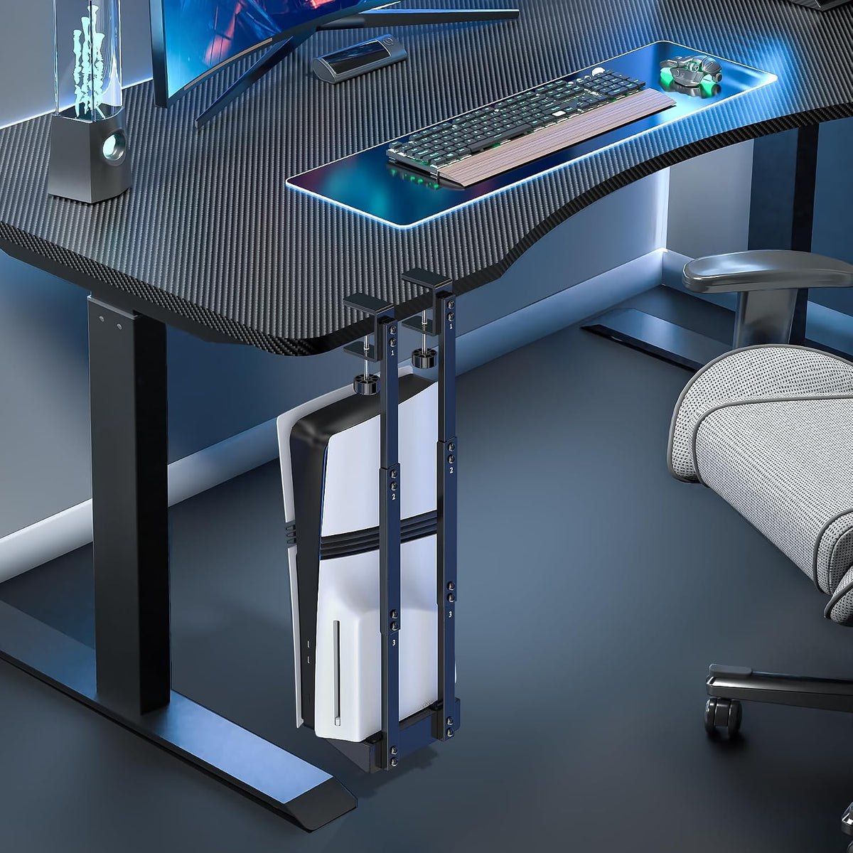 Soporte vertical para debajo del escritorio de PS5 para PS5\/PS5 Sl...