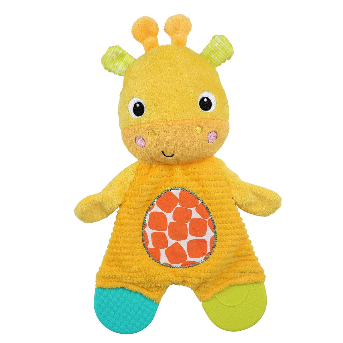 Bright Starts Snuggle &amp; Teethe - Juguete de peluche para dentic...
