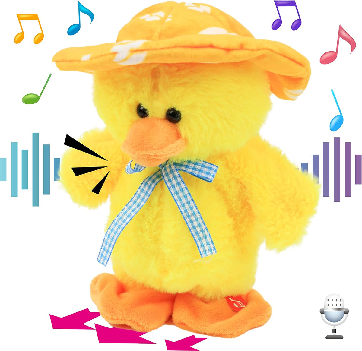 Hopearl Juguete de Pato que Habla y Canta Repite lo que Dices Patit...