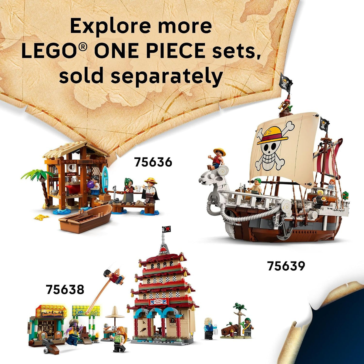 LEGO One Piece Buggy The Clown's Circus Tent Bloques de constru...