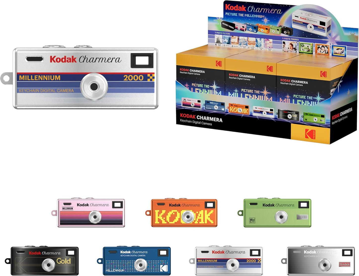 KODAK CHARMERA - Llavero caja ciega para cámara digital, juego comp...