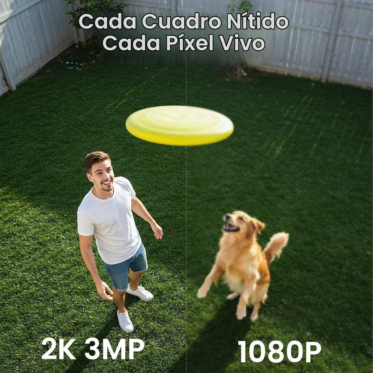 INFIYA Cámaras de seguridad 2K 3MP inalámbricas para exteriores, al...