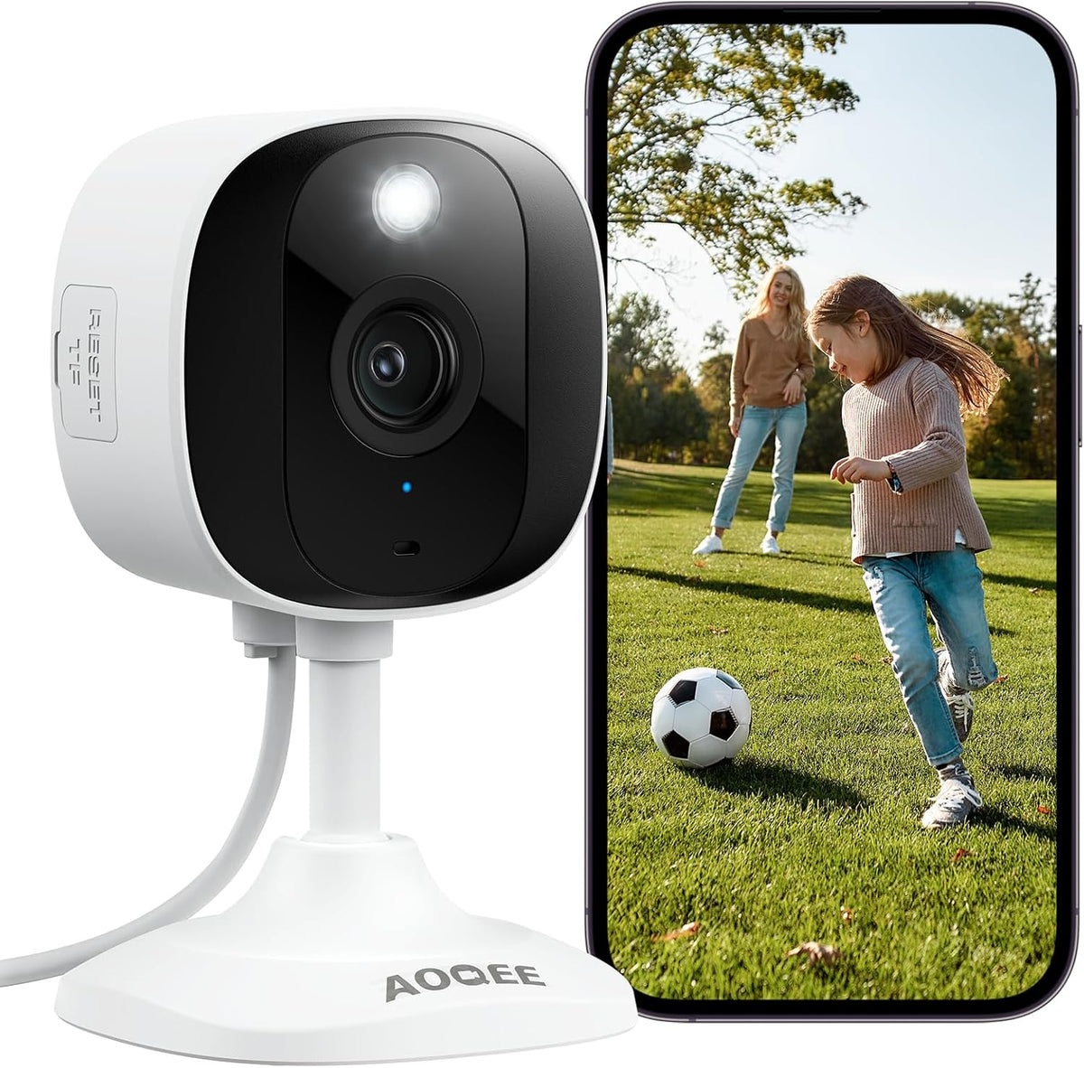 AOQEE Cámaras 2K para Seguridad del Hogar - Cámara para Exteriores\...