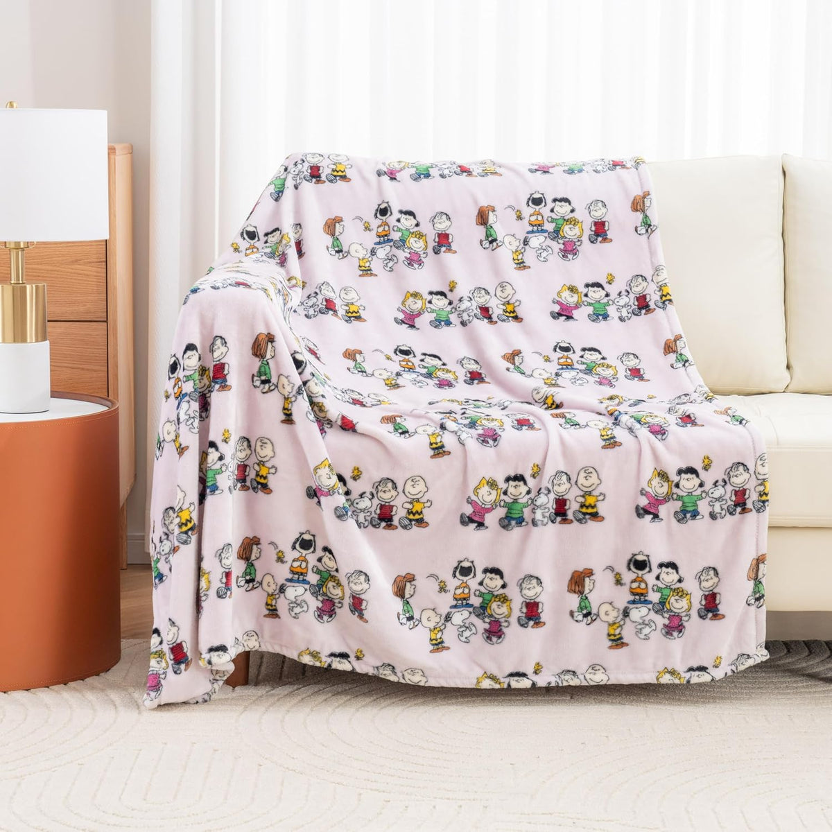 Berkshire Blanket Peanuts® VelvetLoft® Manta de Felpa Tipo Throw co...