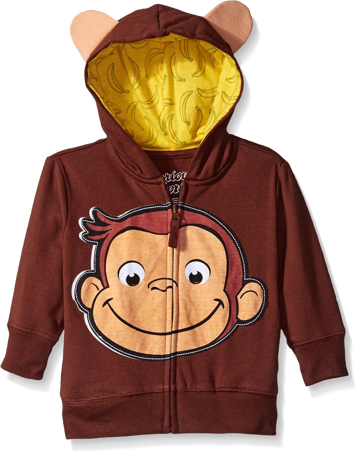 Curious George Sudadera con personaje para niños
