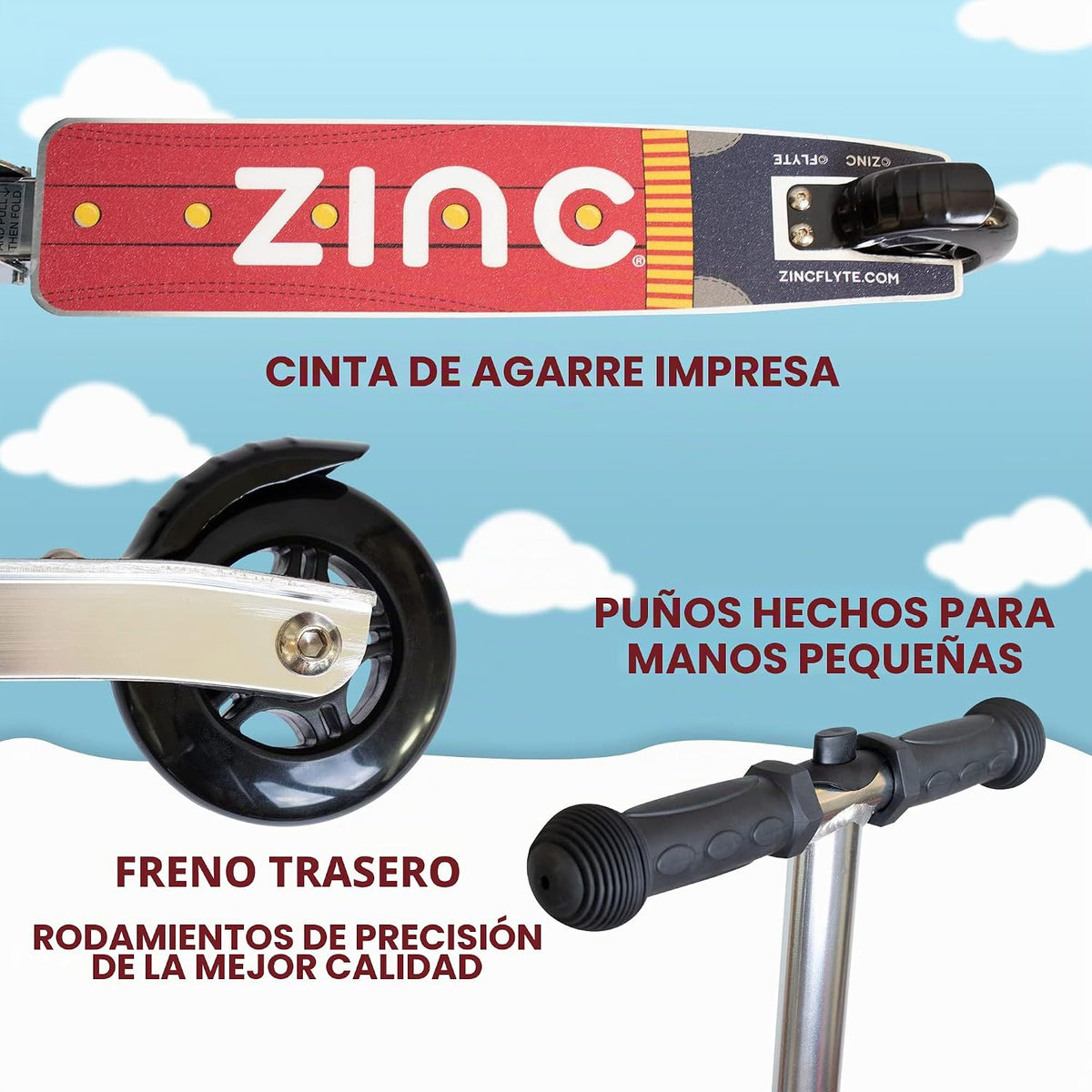 Flyte Maleta Scooter - 2 en 1, Maleta de Montar de 18 pulgadas para...