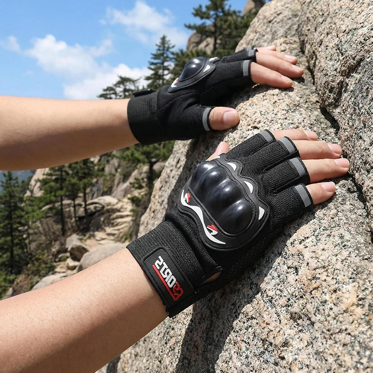 KEYSDEX Guantes de motocicleta para hombres y mujeres, protección d...