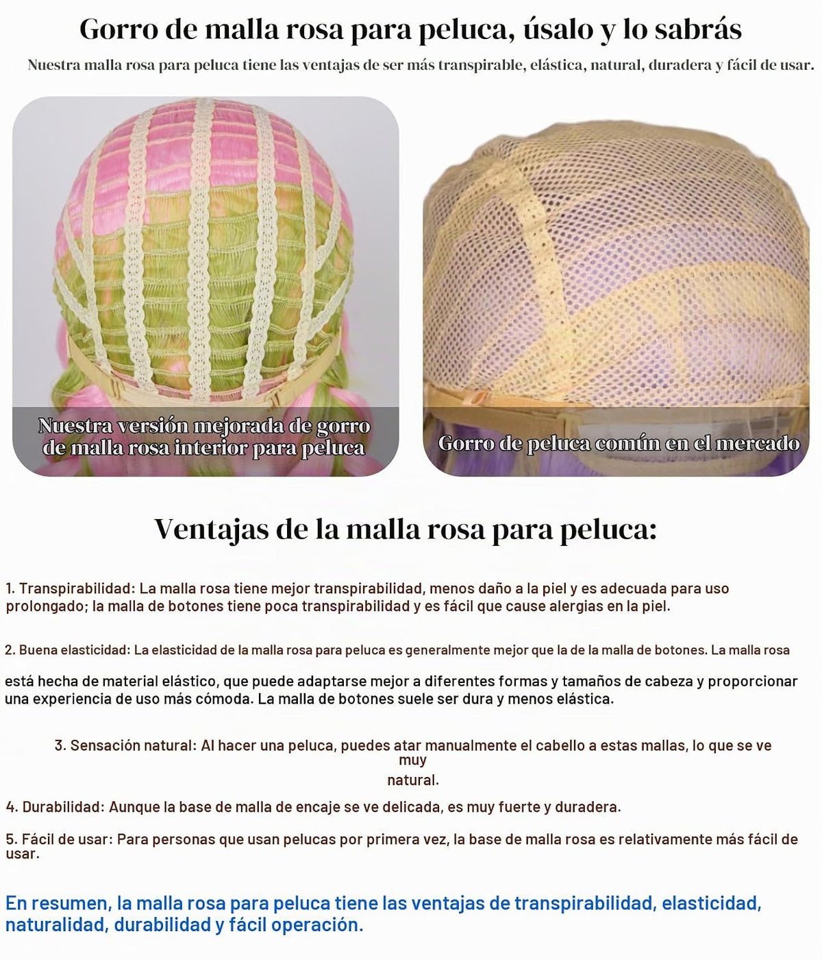 Max Beauty - Peluca de anime rosa y verde para Mitsuri Cosplay pelu...