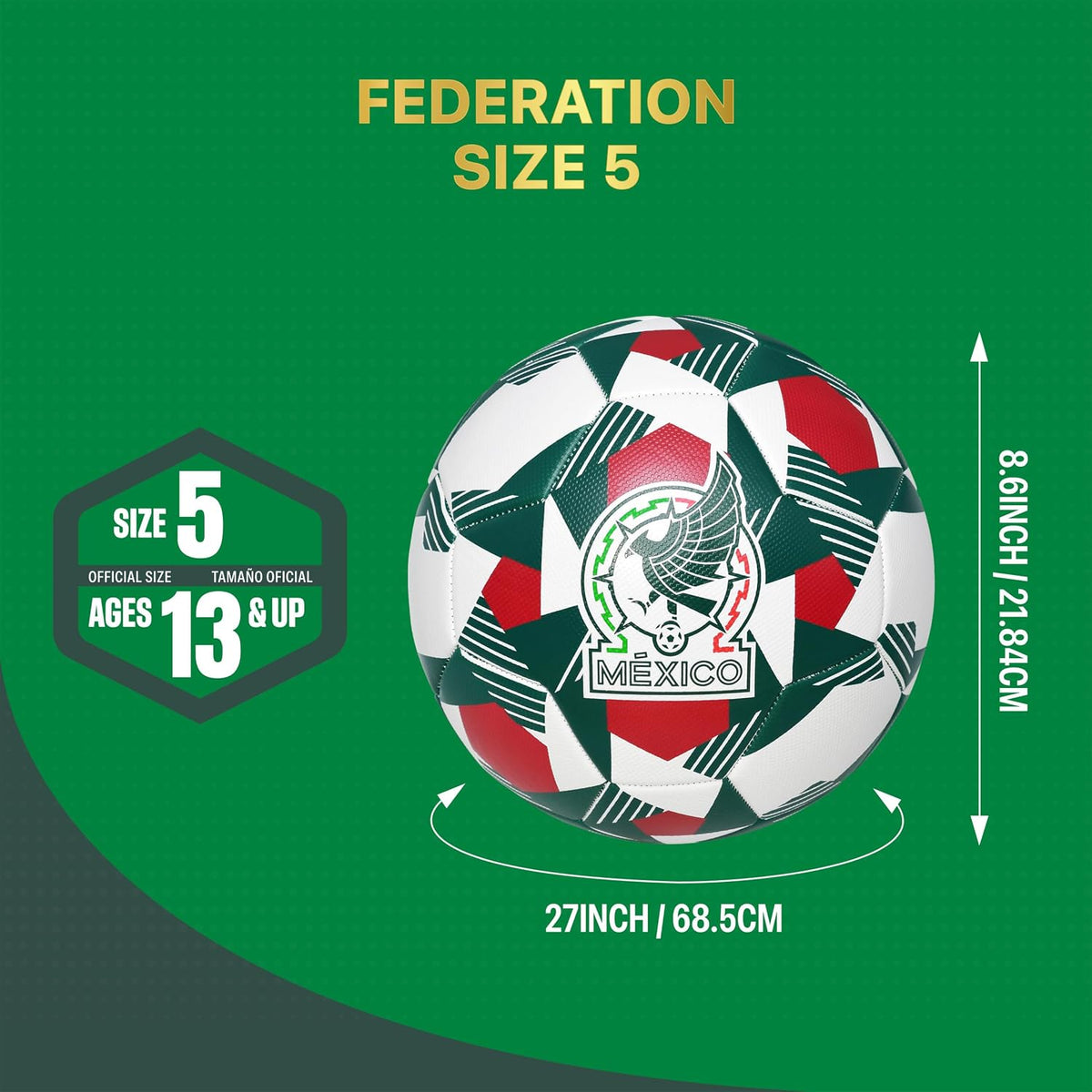 Icon Sports Official Mexico Soccer Ball