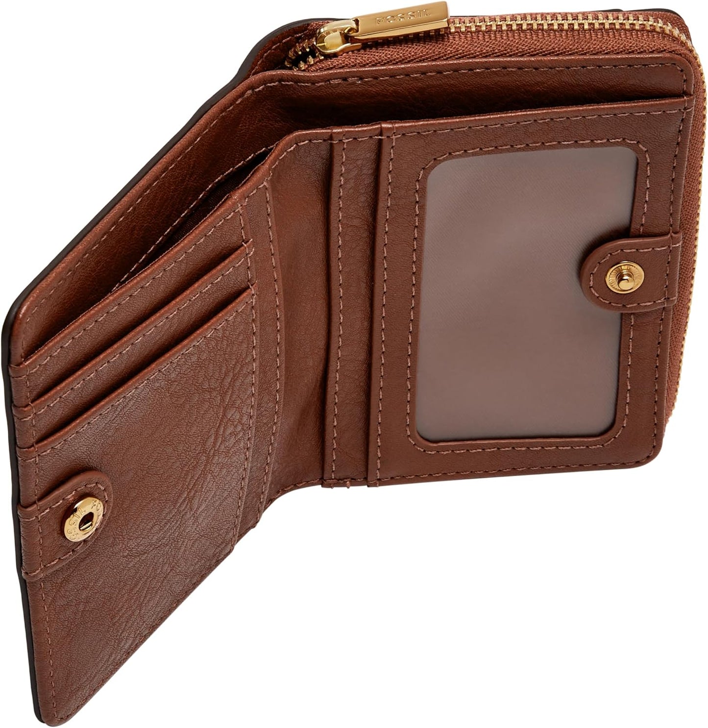 Fossil Cartera plegable multifunción Logan de piel con bloqueo RFID...