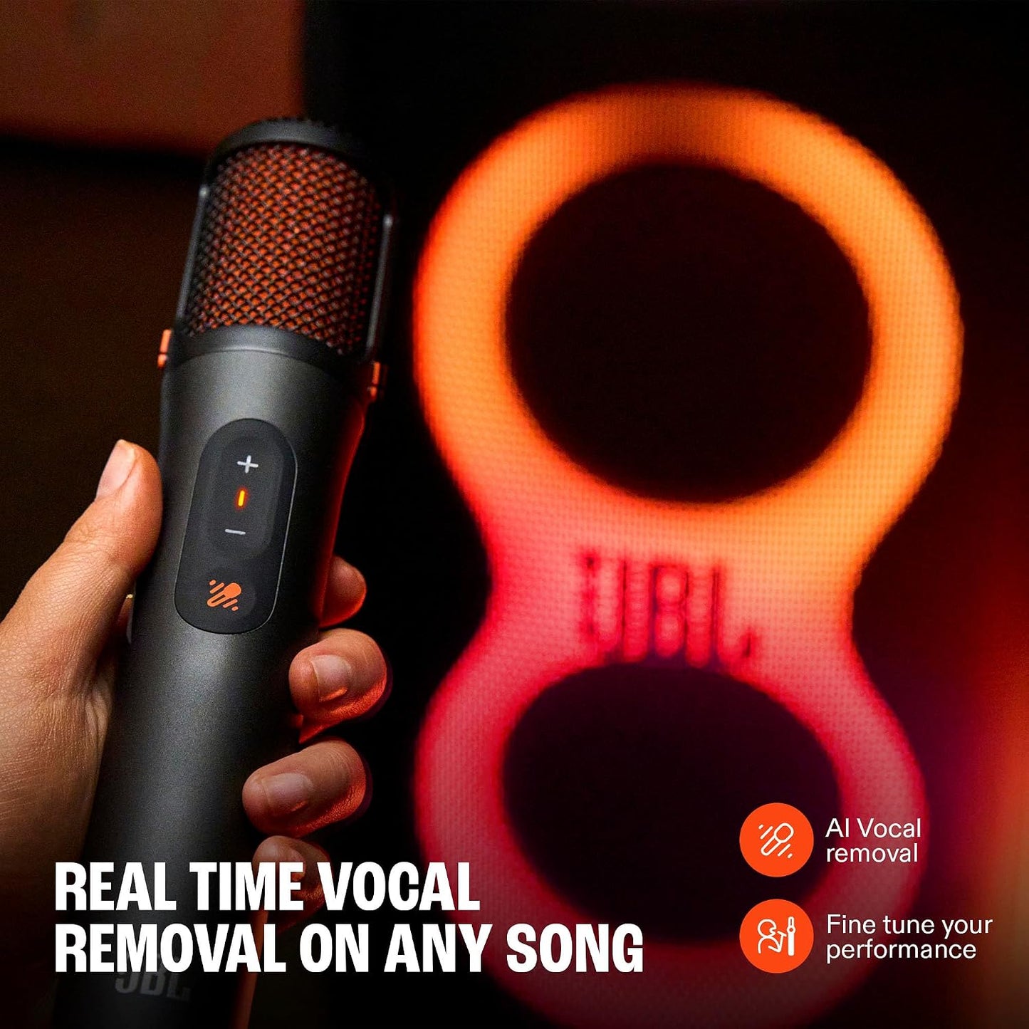 JBL EasySing Mics - Eliminación vocal en tiempo real - Negro | Elim...