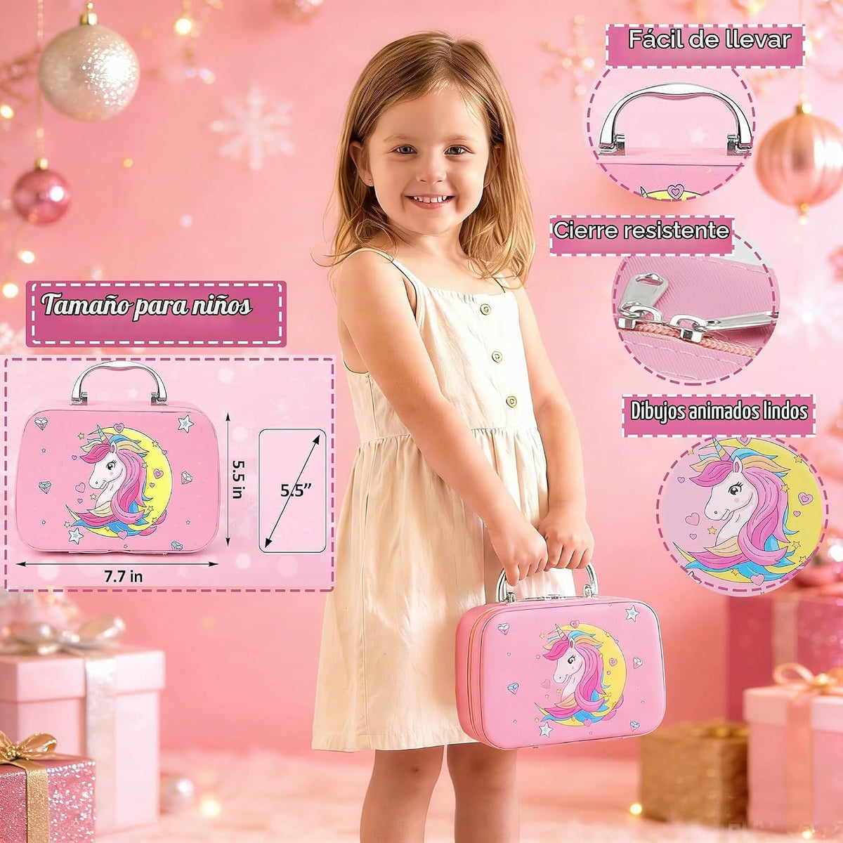 For Ideahome Juguetes de maquillaje lavables para niñas, juego de m...