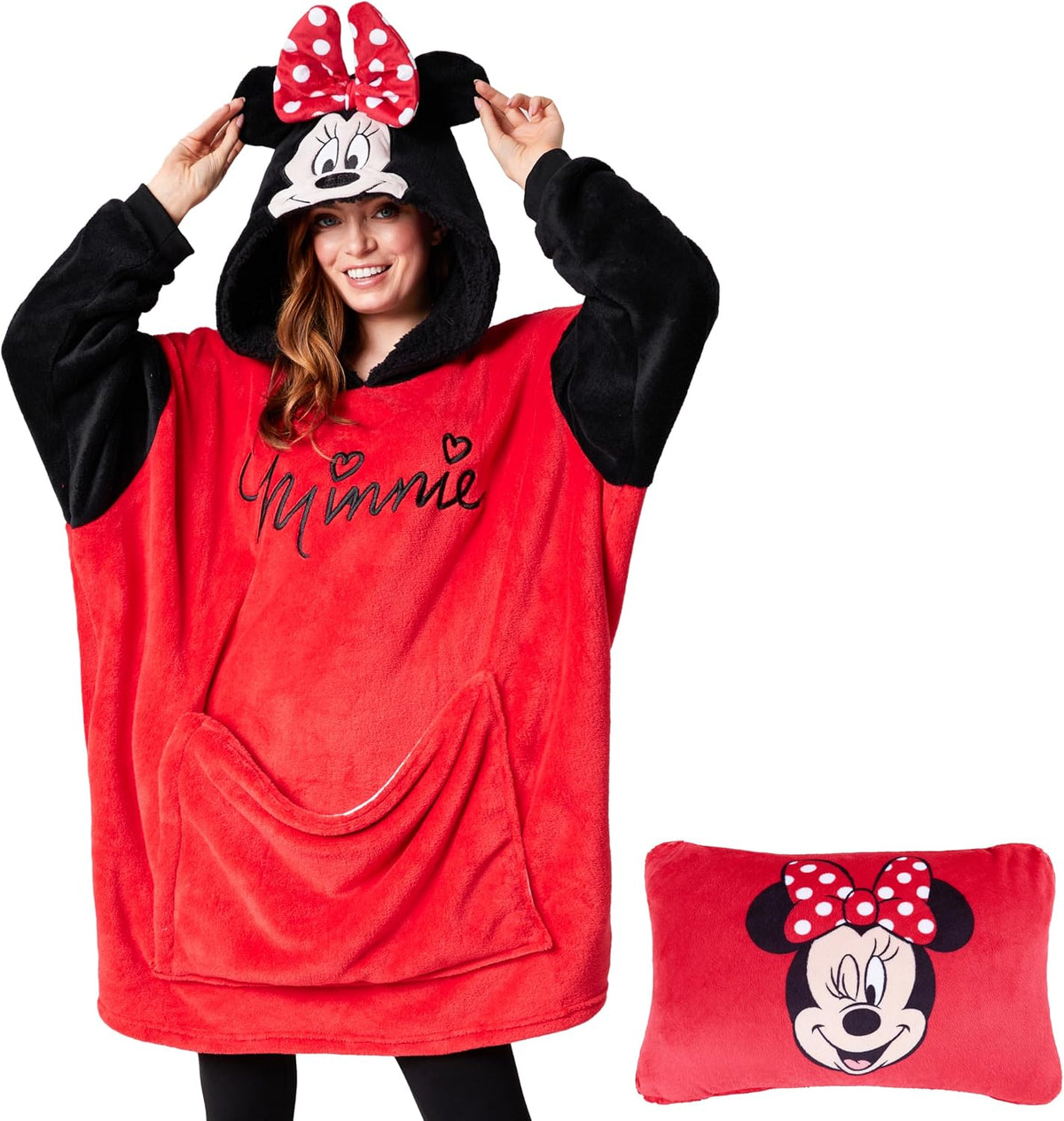 Disney Stitch Blanket - Sudadera con capucha para adultos, 2 en 1,...