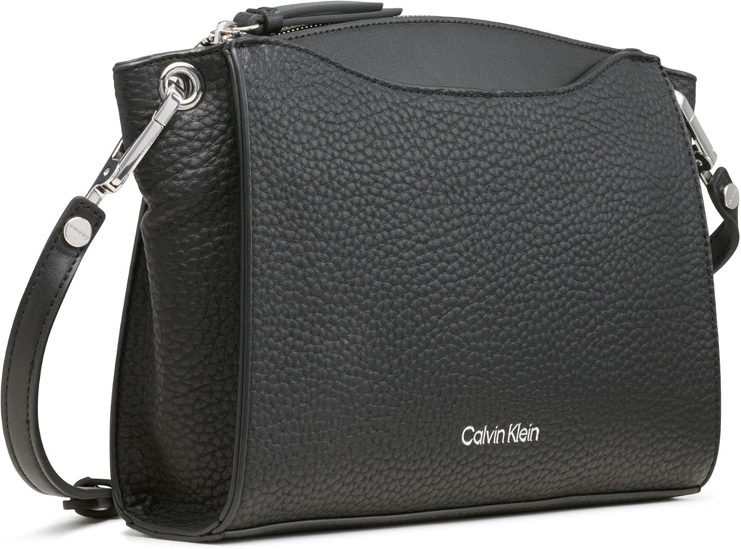 Calvin Klein Bandolera con cremallera superior Garnet para mujer