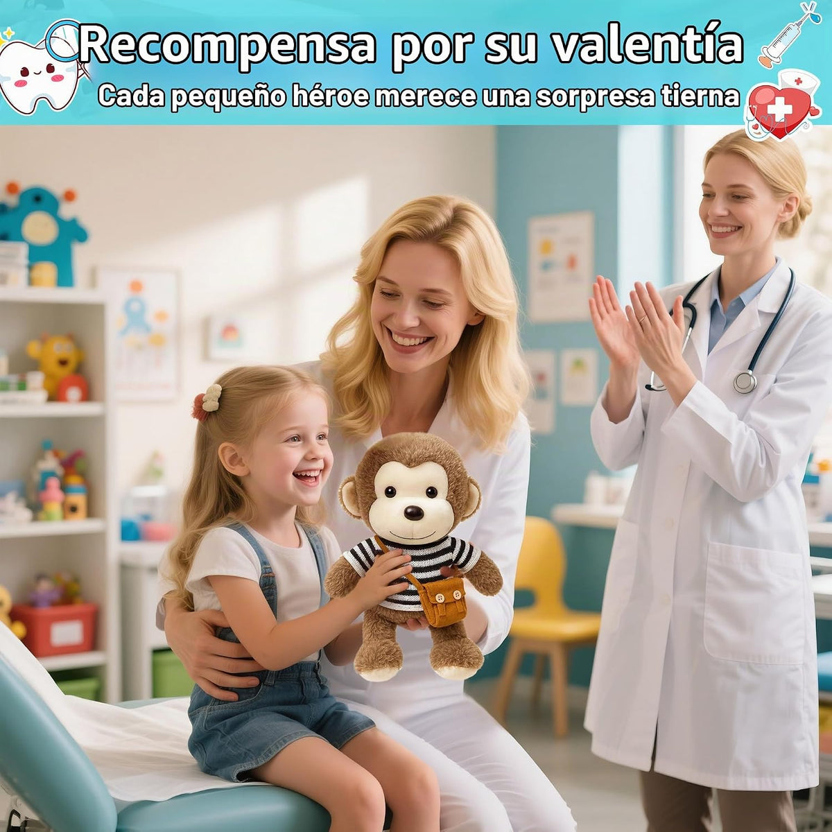Destlife Mono de Peluche con 9 Prendas y Accesorios, 12 Pulgadas, N...