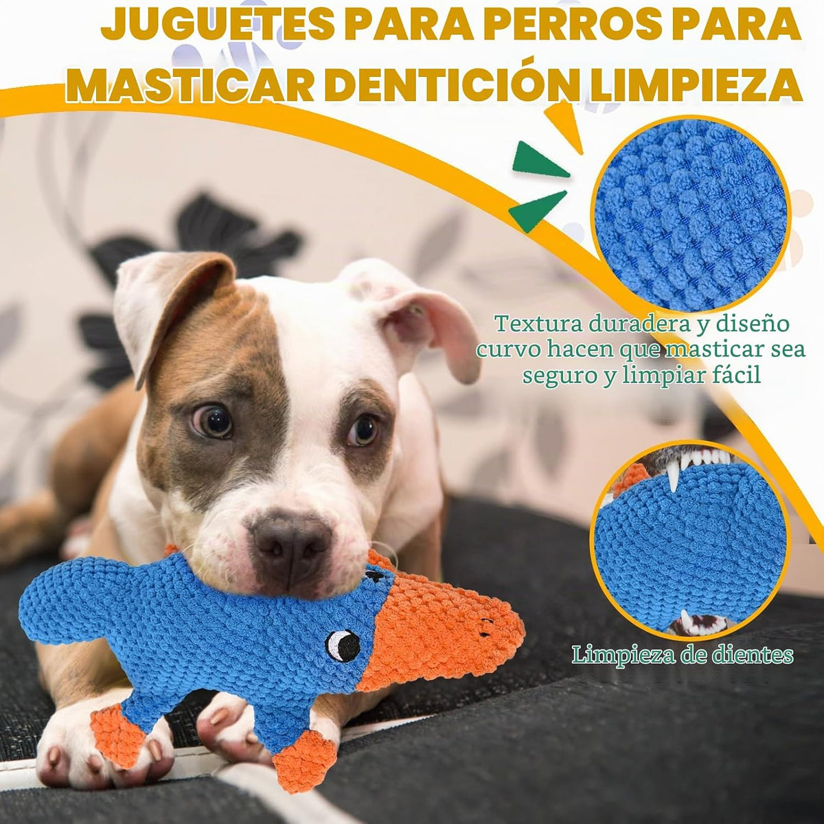 Vitscan Juguetes chirriantes para perros masticadores agresivos de...