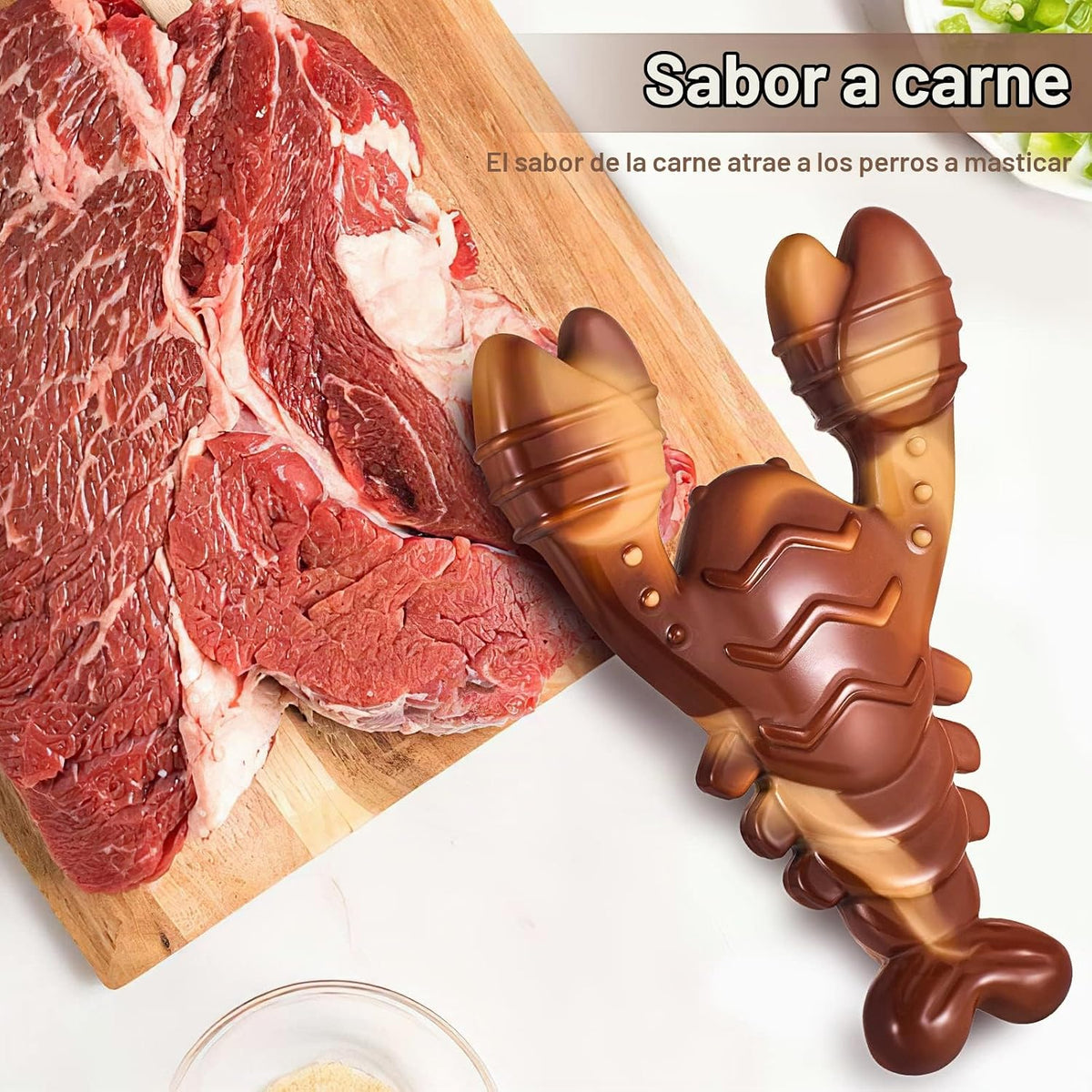 PETSTA Juguetes indestructibles para perros masticadores agresivos,...