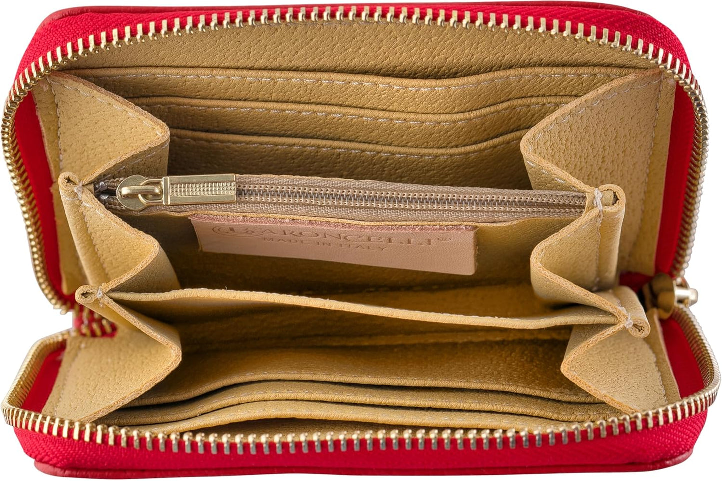Baroncelli Carteras de cuero para mujer, tamaño mediano, fabricadas...