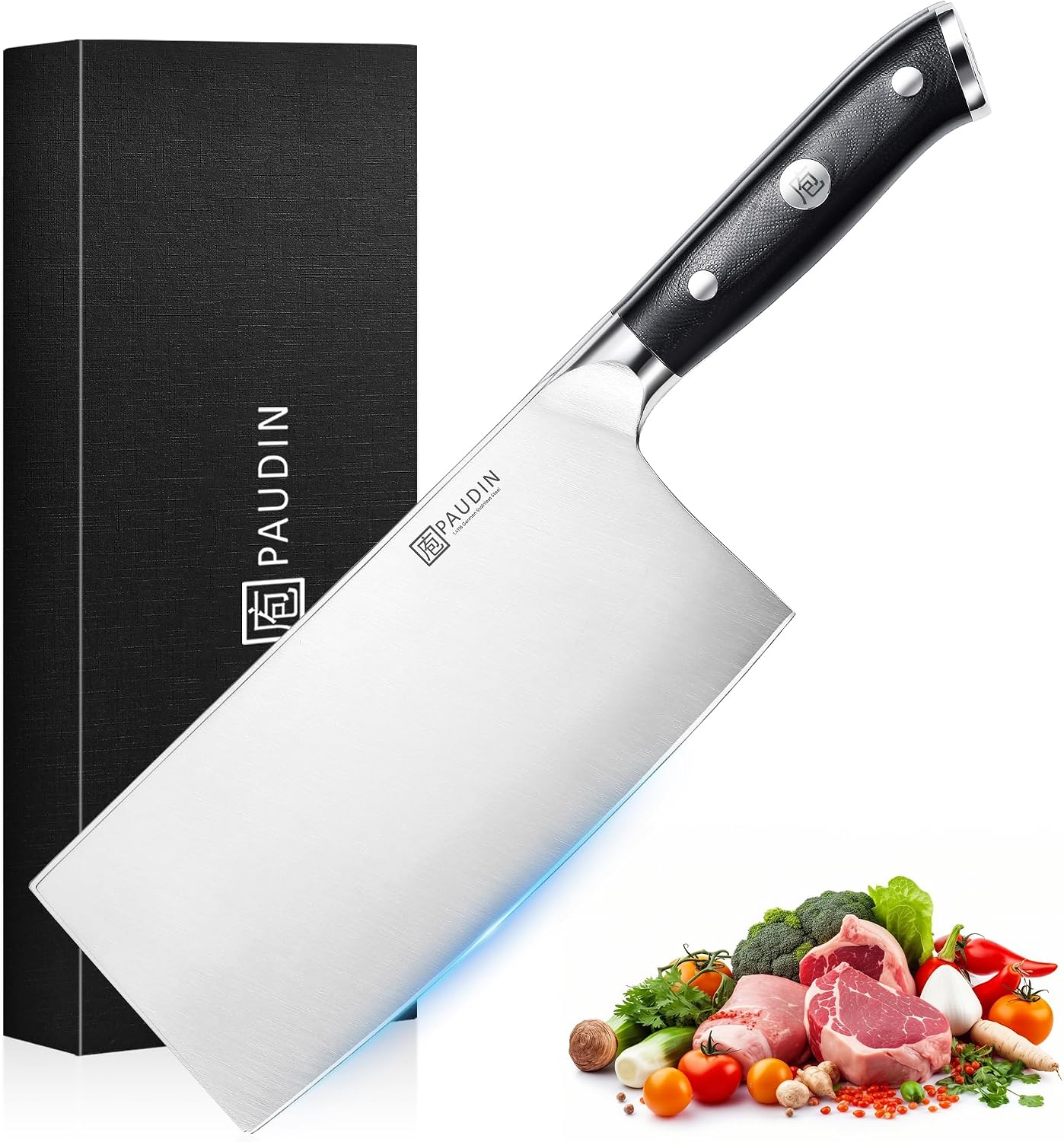 Cuchillo de carnicero PAUDIN de 7 pulgadas, cuchillo de carnicero c...