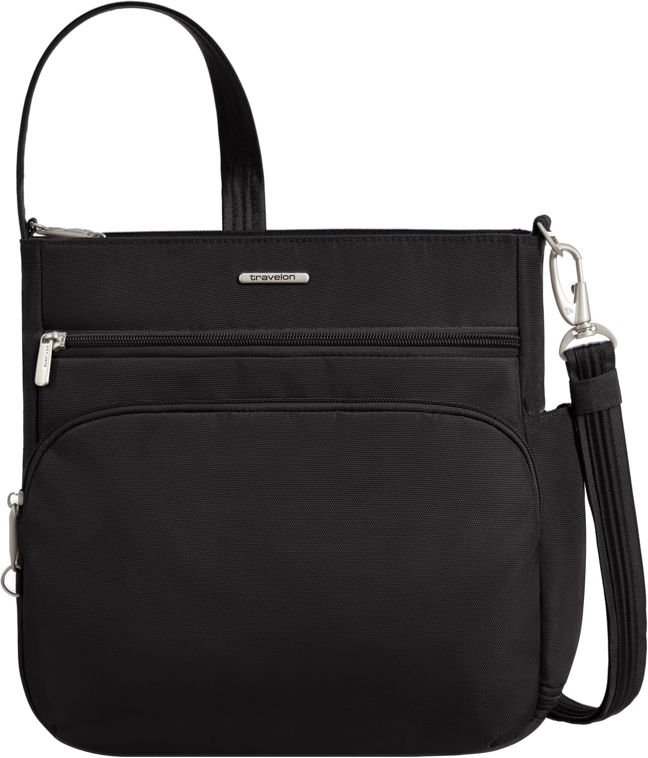 Travelon Bolso bandolera clásico antirrobo Norte\/Sur