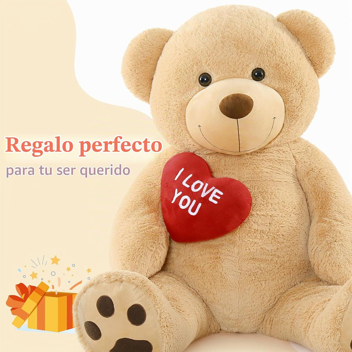 BENINY Oso de Peluche Gigante de 5 Pies, Oso de Peluche Grande con...