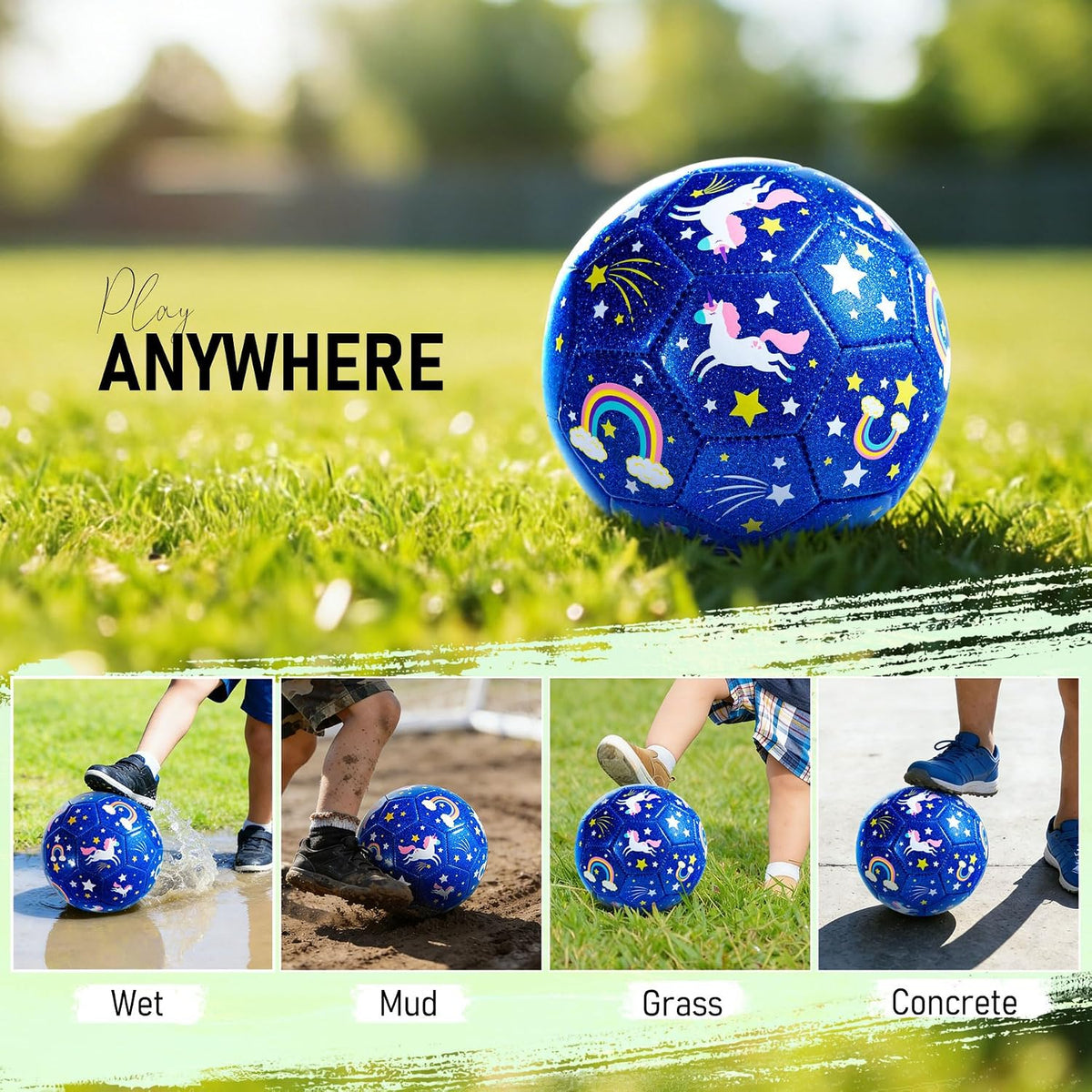 Balón de fútbol para niños pequeños, pelota de fútbol para niños de...
