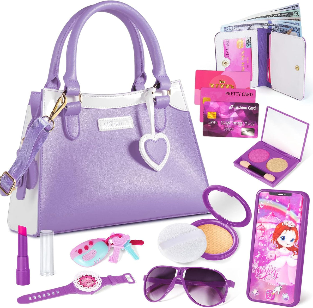 Shemira Bolso de Juego para Niñas Pequeñas, Juguetes de Princesa de...