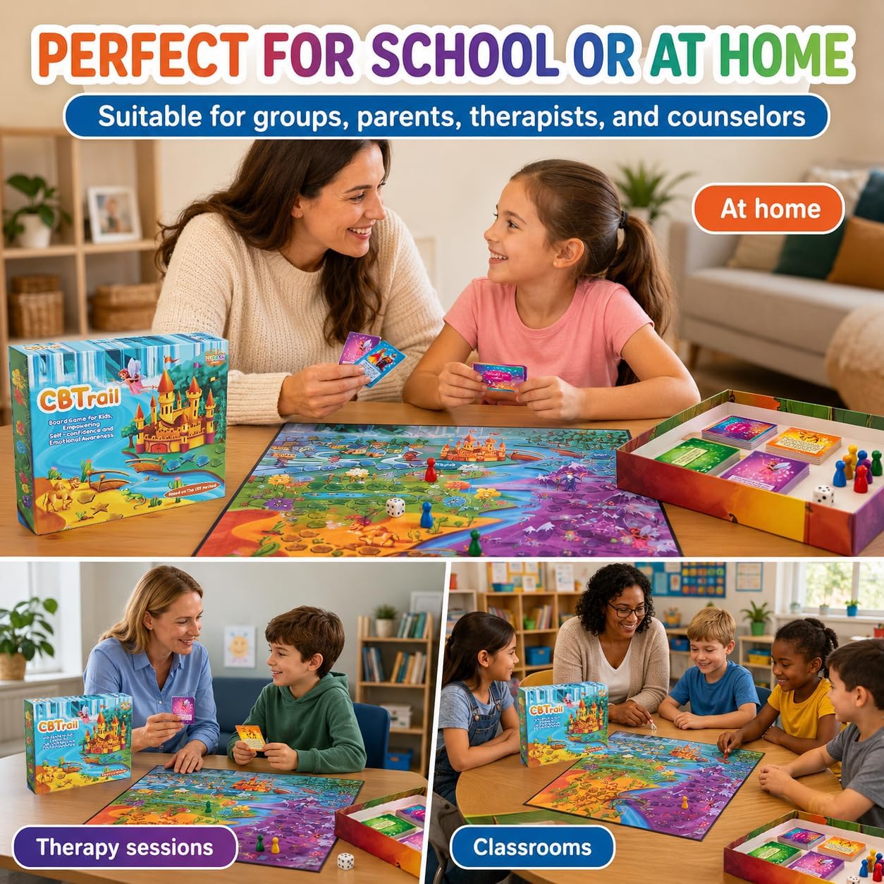 CBTrail - Juego de terapia para niños, juego emocional de TCC para...