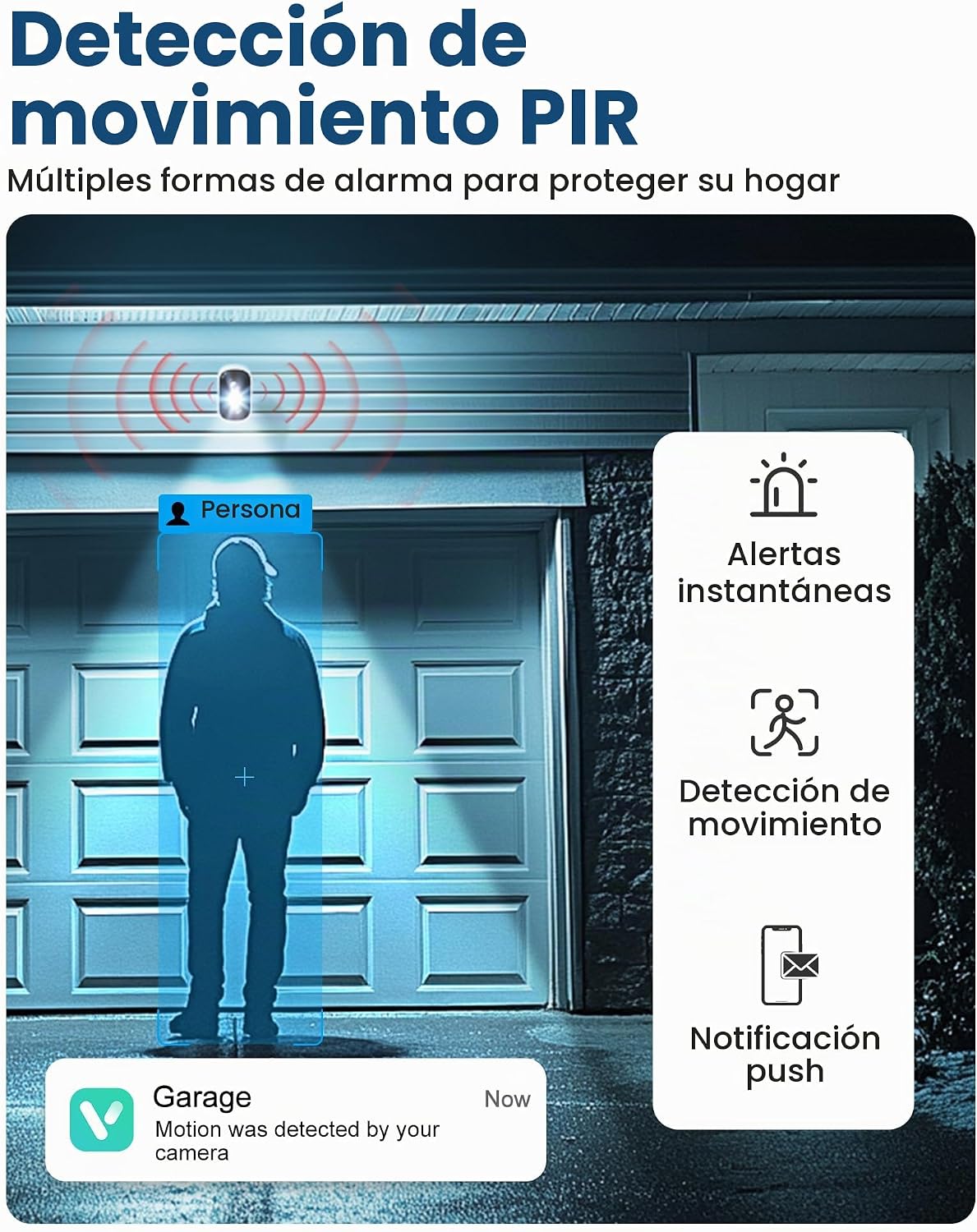 MISECU Cámaras de seguridad inalámbricas para exteriores, cámaras W...