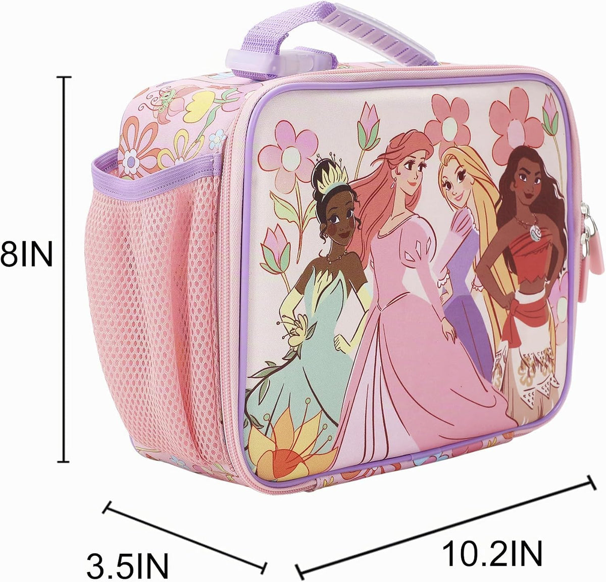 Kit de almuerzo de personajes de princesas de Disney en estampado f...