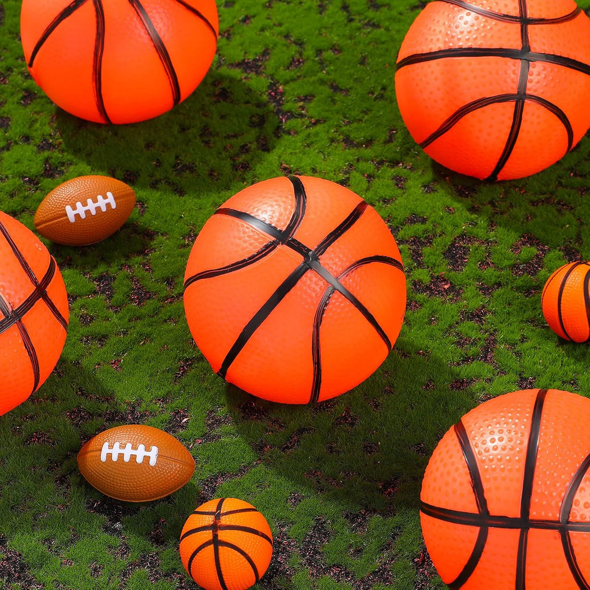 Civaner - 20 unidades de mini baloncesto de goma inflables para niñ...