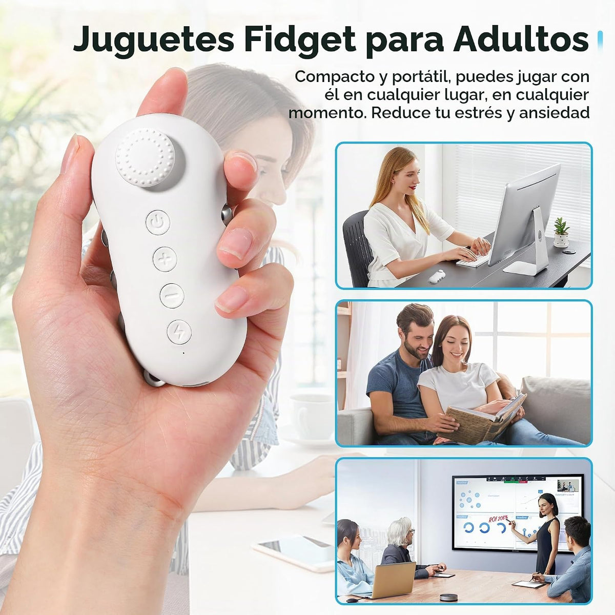 Juguete antiestrés para adultos, dispositivo para calmar la ansieda...