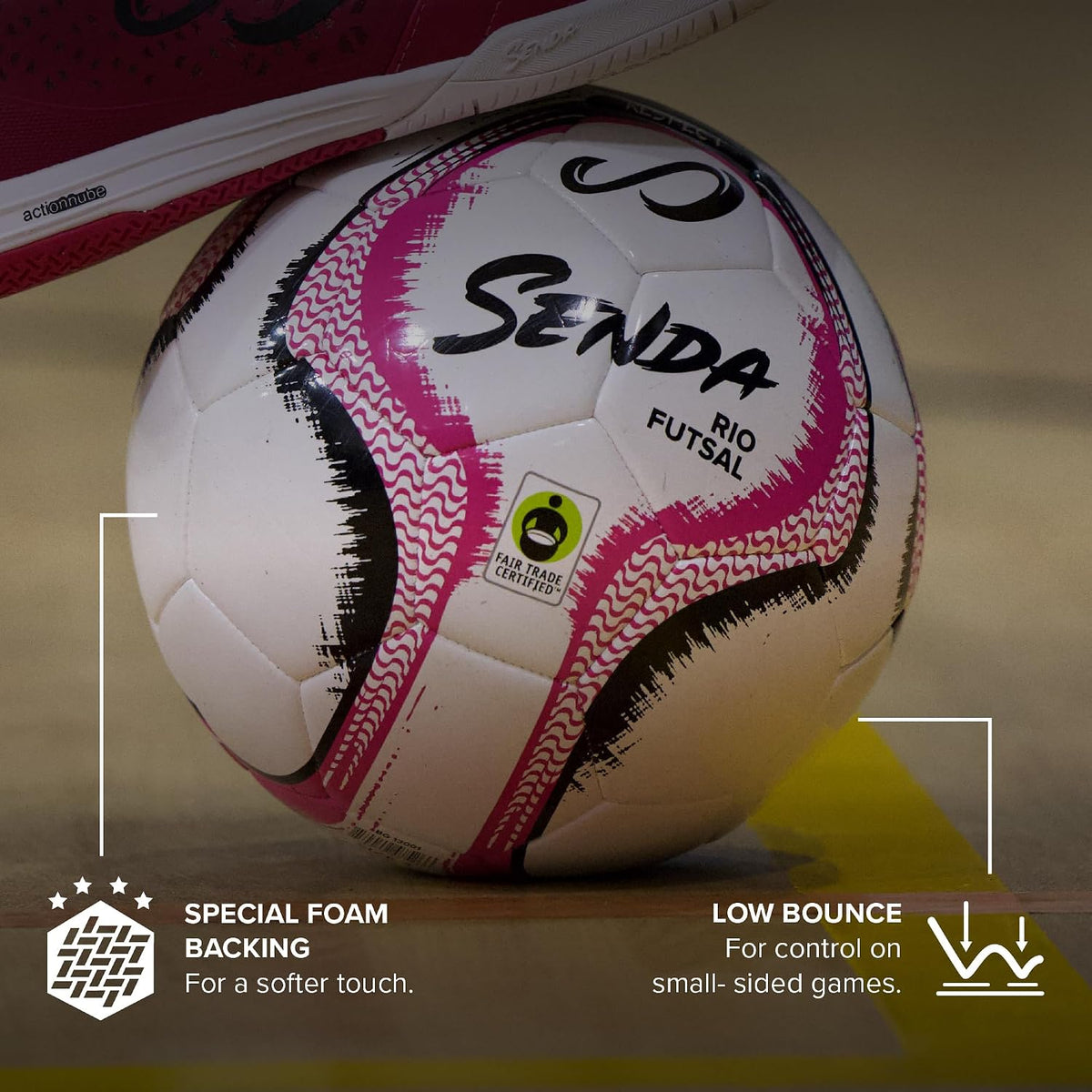 Senda Rio Premium Training Balón de fútbol sala de bajo rebote, cer...